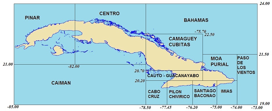 Clasificación de Zonas en Cuba
